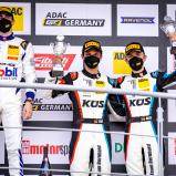 (v.r.) Levi O'Dey / Alexander Tauscher (#19 / Küs Team Bernhard / Porsche 718 Cayman GT4 CS MR)